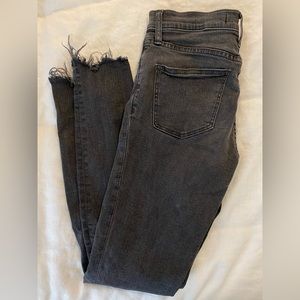 Madewell 9” high rise Grey wash jeans
